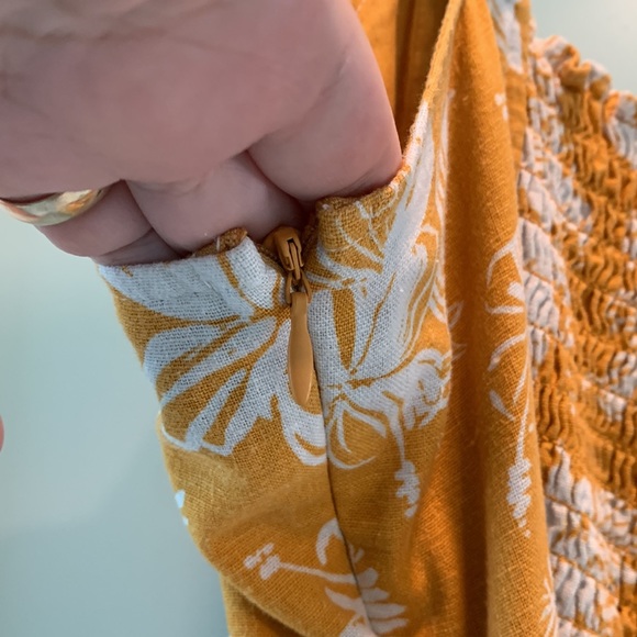 NWT Tommy Hilfiger Women's Linen Blend Essential Sleeveless Floral Dress - Picture 3 of 7